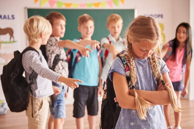 A Group of Children in a Classroom
